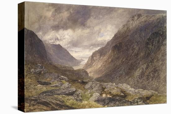 Pass of Llanberis, C.1853-Alfred William Hunt-Stretched Canvas