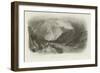 Pass of Nant Ffrancon, North Wales-null-Framed Giclee Print