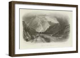 Pass of Nant Ffrancon, North Wales-null-Framed Giclee Print