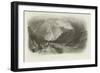 Pass of Nant Ffrancon, North Wales-null-Framed Giclee Print