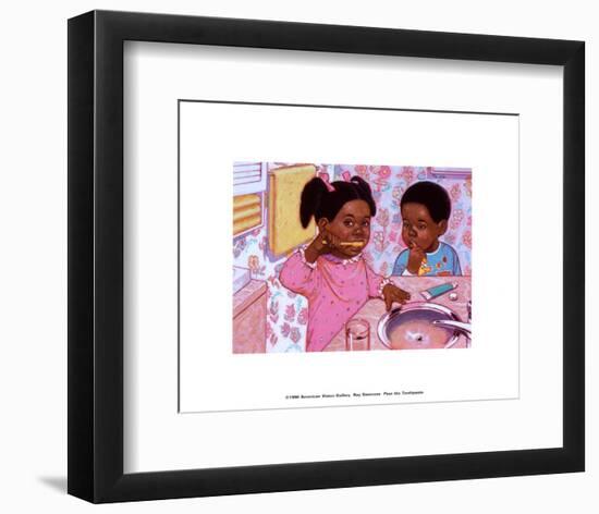 Pass the Toothpaste-Simmons-Framed Art Print