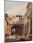 Passage and Street with Figures-Giacinto Gigante-Mounted Giclee Print