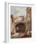 Passage and Street with Figures-Giacinto Gigante-Framed Giclee Print