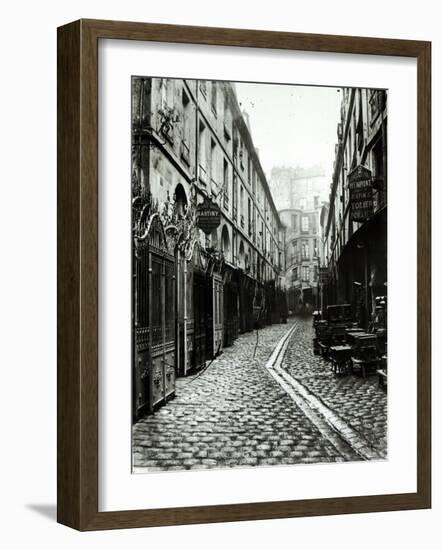 Passage du Dragon, Paris, 1858-78-Charles Marville-Framed Photographic Print