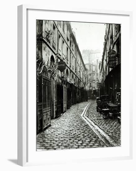 Passage du Dragon, Paris, 1858-78-Charles Marville-Framed Photographic Print