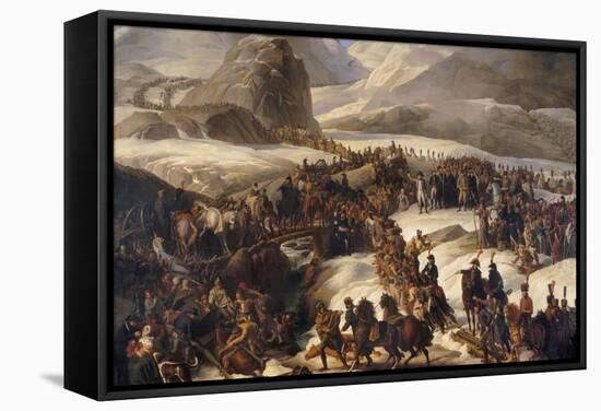 Passage du Grand Saint-Bernard par l'armée française le 20 mai 1800-Charles Thevenin-Framed Stretched Canvas