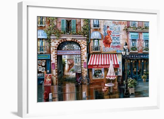 Passage Fontaine-Mark St^ John-Framed Art Print