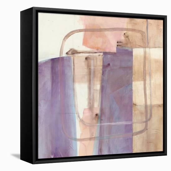 Passage I Blush Purple-Mike Schick-Framed Stretched Canvas