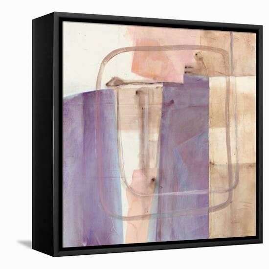 Passage I Blush Purple-Mike Schick-Framed Stretched Canvas