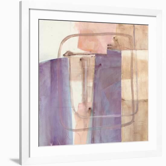 Passage I Blush Purple-Mike Schick-Framed Art Print