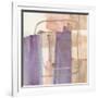 Passage I Blush Purple-Mike Schick-Framed Art Print