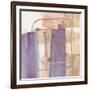 Passage I Blush Purple-Mike Schick-Framed Art Print