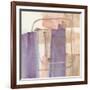 Passage I Blush Purple-Mike Schick-Framed Art Print