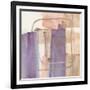 Passage I Blush Purple-Mike Schick-Framed Art Print