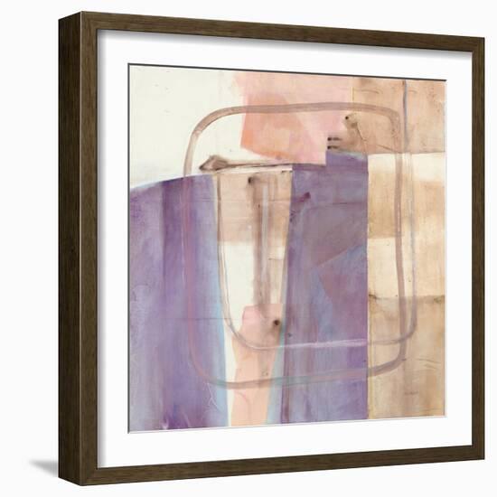 Passage I Blush Purple-Mike Schick-Framed Art Print