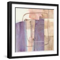 Passage I Blush Purple-Mike Schick-Framed Art Print