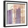 Passage I Blush Purple-Mike Schick-Framed Art Print