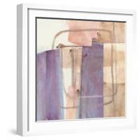 Passage I Blush Purple-Mike Schick-Framed Art Print