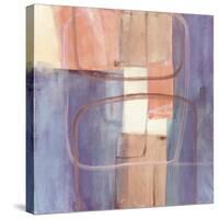 Passage II Blush Purple-Mike Schick-Stretched Canvas