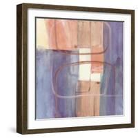 Passage II Blush Purple-Mike Schick-Framed Art Print