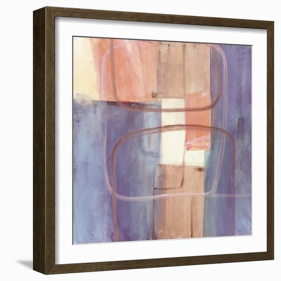 Passage II Blush Purple-Mike Schick-Framed Art Print