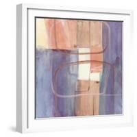 Passage II Blush Purple-Mike Schick-Framed Art Print