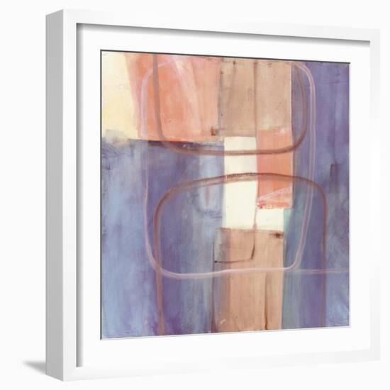 Passage II Blush Purple-Mike Schick-Framed Art Print