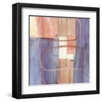 Passage II Blush Purple-Mike Schick-Framed Art Print