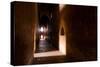 Passage in Buddhist Temple with Incidental Ray of Light in Bagan, Myanmar-Harry Marx-Stretched Canvas