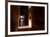 Passage in Buddhist Temple with Incidental Ray of Light in Bagan, Myanmar-Harry Marx-Framed Photographic Print