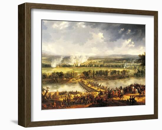 Passage of Arcole Bridge, November 17, 1796-Antoine Charles Horace Vernet-Framed Giclee Print