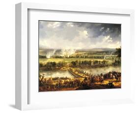 Passage of Arcole Bridge, November 17, 1796-Antoine Charles Horace Vernet-Framed Giclee Print