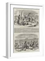 Passage of British Troops Through Egypt-null-Framed Giclee Print