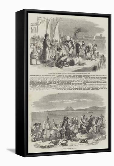 Passage of British Troops Through Egypt-null-Framed Stretched Canvas