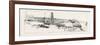 Passage of the Ship Medway Through Icebergs, on Her Homeward Voyage from Melbourne, 1854-null-Framed Giclee Print