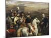 Passage of the Tagliamento in Front of Valvasone Led by General Napoleon Bonaparte-Hippolyte Lecomte-Mounted Giclee Print
