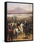 Passage of the Tagliamento in Front of Valvasone Led by General Napoleon Bonaparte-Hippolyte Lecomte-Framed Stretched Canvas