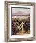 Passage of the Tagliamento in Front of Valvasone Led by General Napoleon Bonaparte-Hippolyte Lecomte-Framed Giclee Print
