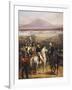 Passage of the Tagliamento in Front of Valvasone Led by General Napoleon Bonaparte-Hippolyte Lecomte-Framed Giclee Print