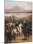 Passage of the Tagliamento in Front of Valvasone Led by General Napoleon Bonaparte-Hippolyte Lecomte-Mounted Giclee Print