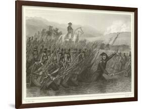 Passage of the Tagliamento-Denis Auguste Marie Raffet-Framed Giclee Print