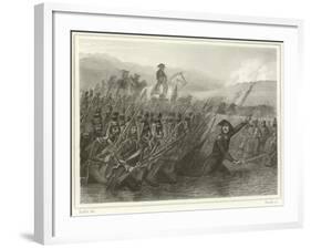 Passage of the Tagliamento-Denis Auguste Marie Raffet-Framed Giclee Print