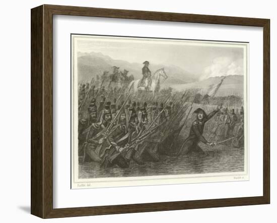 Passage of the Tagliamento-Denis Auguste Marie Raffet-Framed Giclee Print