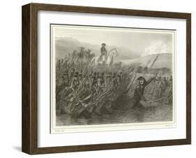 Passage of the Tagliamento-Denis Auguste Marie Raffet-Framed Giclee Print