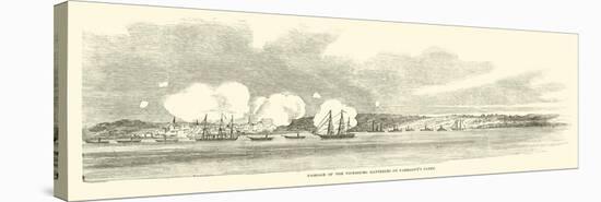 Passage of the Vicksburg Batteries by Farragut's Fleet, June 1862-null-Stretched Canvas