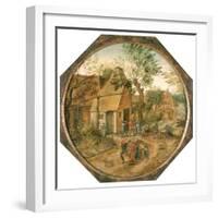 Passage Through the Village, C1584-1637-Pieter Brueghel the Younger-Framed Giclee Print