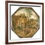 Passage Through the Village, C1584-1637-Pieter Brueghel the Younger-Framed Giclee Print