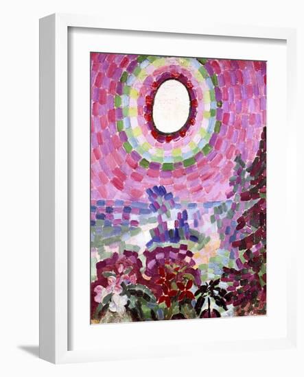 Passage with Disc,1906-Robert Delaunay-Framed Giclee Print