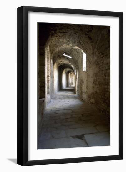 Passageway under the Terraces of the Amphitheatre of Italica-null-Framed Giclee Print
