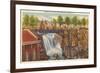 Passaic Falls, Paterson, New Jersey-null-Framed Premium Giclee Print